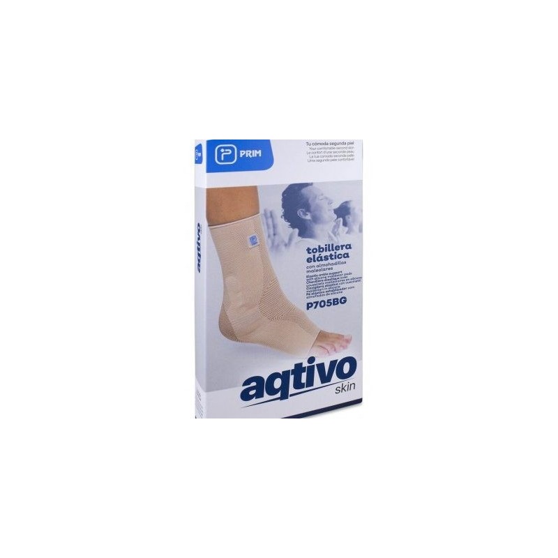 TOBILLERA ELASTICA PRIM AQTIVO SKIN CON ALMOHADI TOBILLERA ELASTICA PRIM AQTIVO SKIN CON ALMOHADI